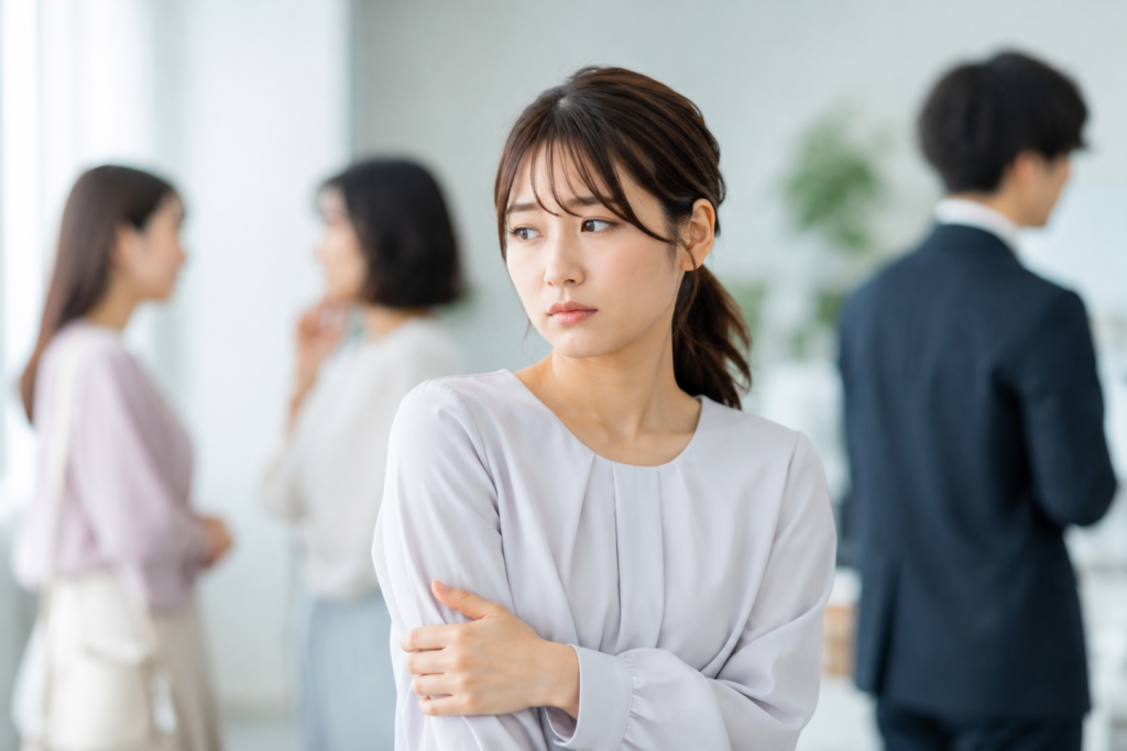 ワキのにおいが周囲に気づかれているのではないかと不安を感じる